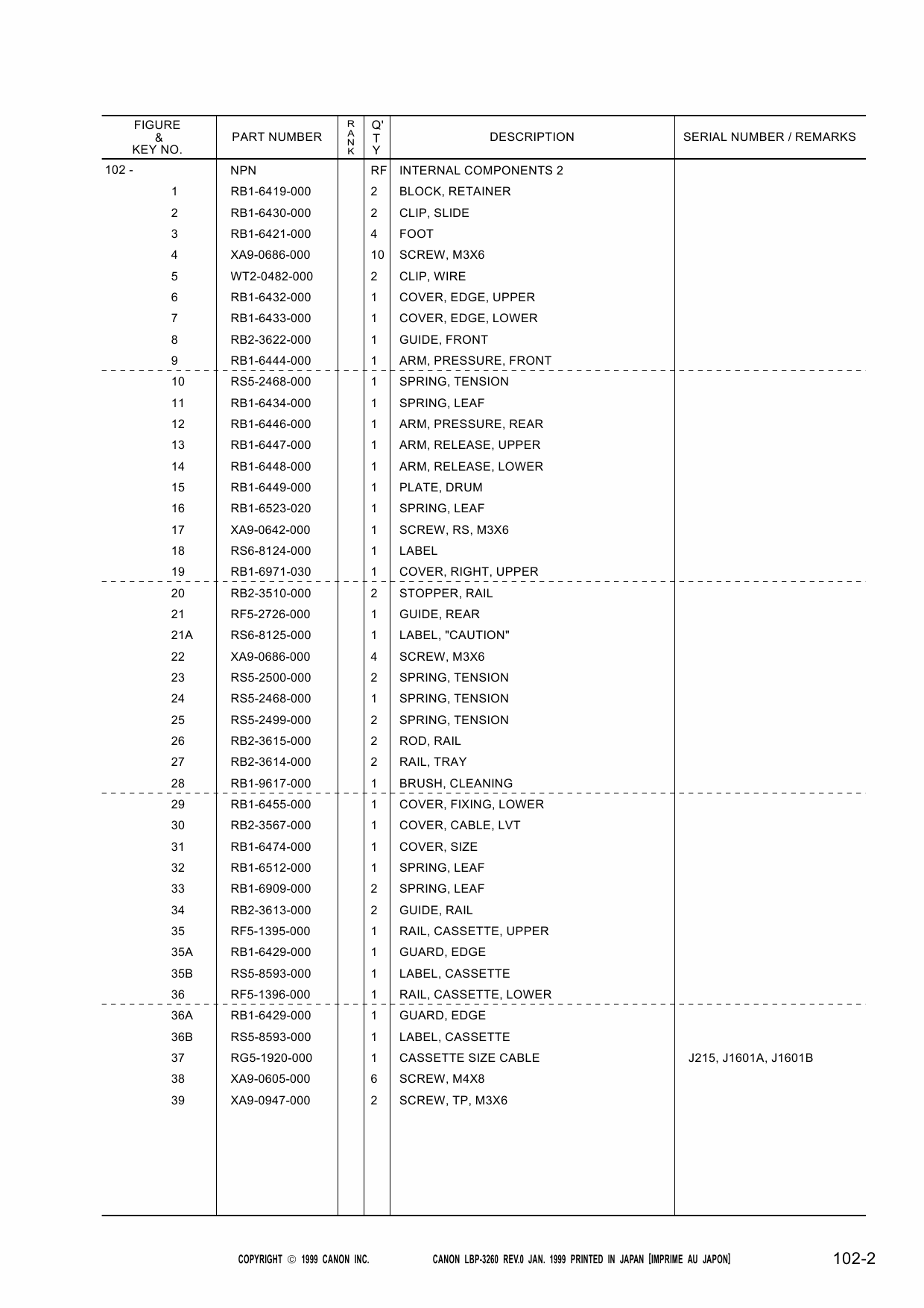 25c300 Canon Lbp 3260 Parts Manual Wiring Library